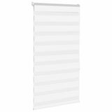 Vidaxx zebra rullegardin 85x150 cm stofbredde 80,9 cm polyester hvid