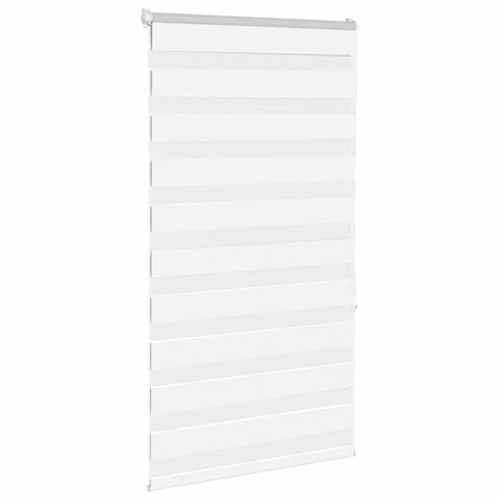 Vidaxx zebra rullegardin 85x150 cm stofbredde 80,9 cm polyester hvid