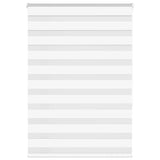 VidaXL zebra rullegardin 95x150 cm stofbredde 90,9 cm polyester hvid