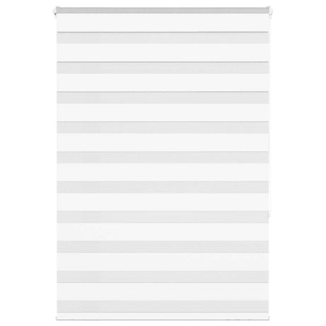 Vidaxx zebra rullegardin 100x150 cm stofbredde 95,9 cm polyester hvid