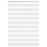 VidaXL zebra rullegardin 110x150 cm stofbredde 105,9 cm polyester hvid