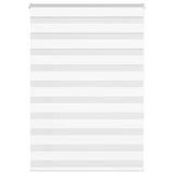 VidaXL zebra rullegardin 115x150 cm stofbredde 110,9 cm polyester hvid