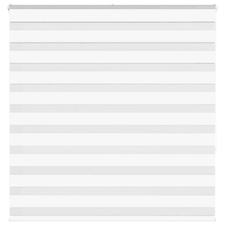 VidaXL zebra rullegardin 145x150 cm stofbredde 140,9 cm polyester hvid