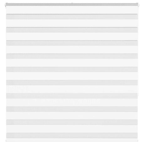 VidaXL zebra rullegardin 150x150 cm stofbredde 145,9 cm polyester hvid