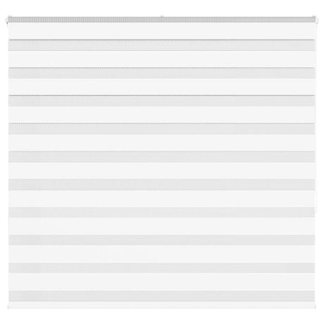 VidaXL zebra rullegardin 155x150 cm stofbredde 150,9 cm polyester hvid