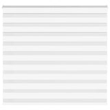 VidaXL zebra rullegardin 160x150 cm stofbredde 155,9 cm polyester hvid