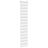 VidaXL zebra rullegardin 45x200 cm stofbredde 40,9 cm polyester hvid