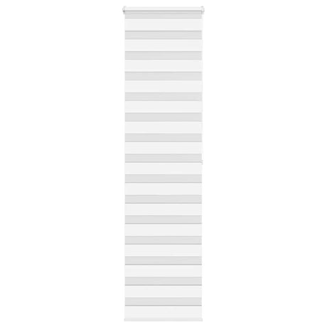 Vidaxx zebra rullegardin 55x200 cm stofbredde 50,9 cm polyester hvid