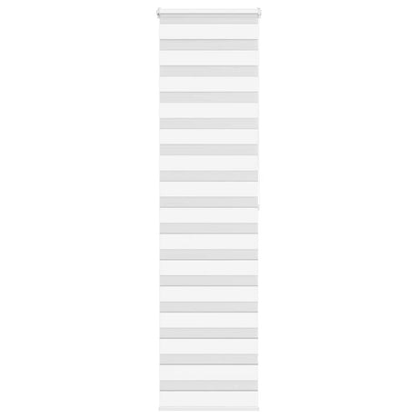 Vidaxx zebra rullegardin 60x200 cm stofbredde 55,9 cm polyester hvid