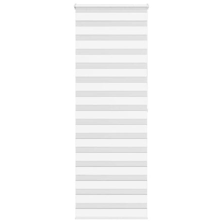 Vidaxx zebra rullegardin 75x200 cm stofbredde 70,9 cm polyester hvid