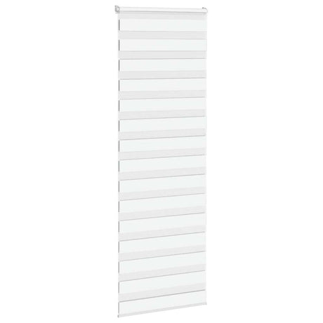 Vidaxx zebra rullegardin 75x200 cm stofbredde 70,9 cm polyester hvid