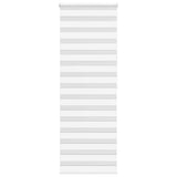 VidaXL zebra rullegardin 80x200 cm stofbredde 75,9 cm polyester hvid