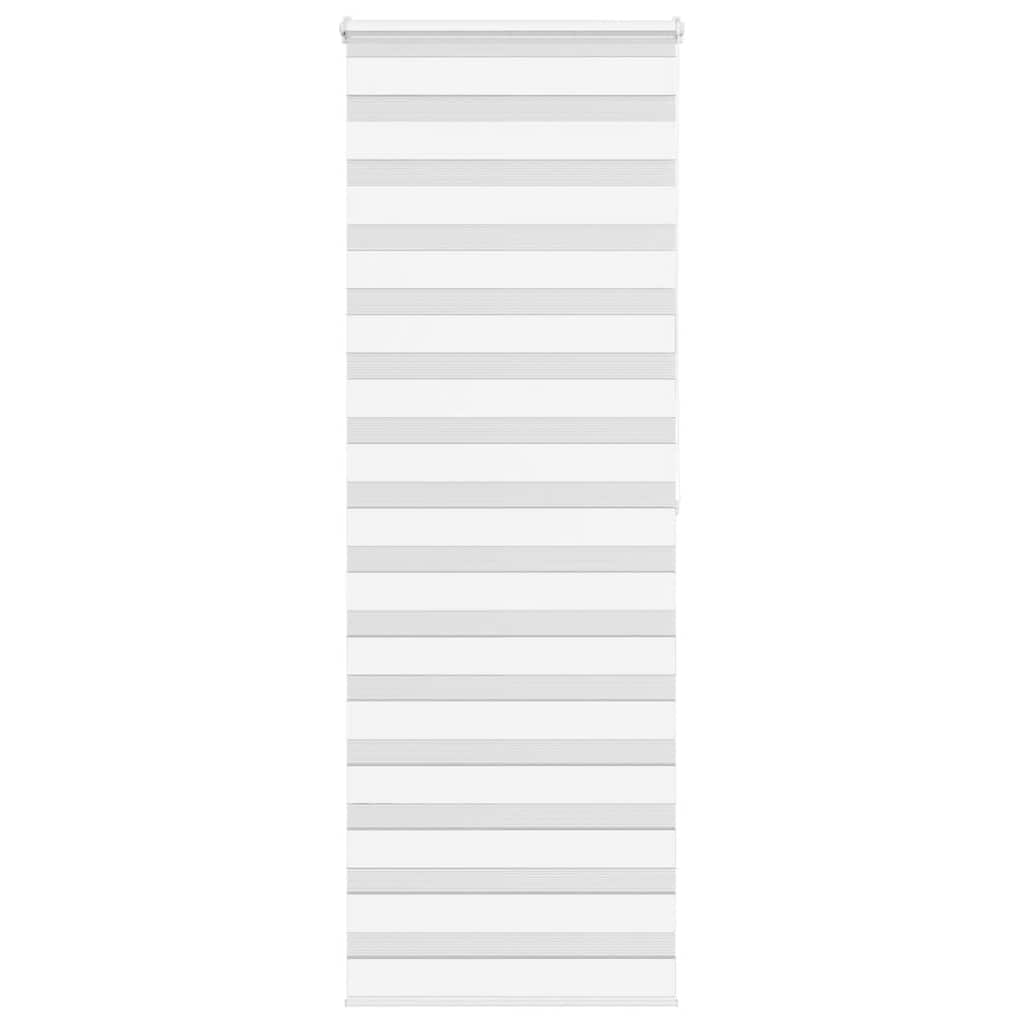 Vidaxx zebra rullegardin 85x200 cm stofbredde 80,9 cm polyester hvid