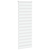Vidaxx zebra rullegardin 85x200 cm stofbredde 80,9 cm polyester hvid