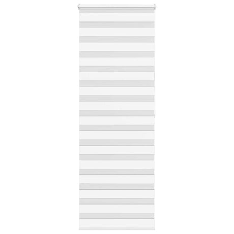 Vidaxx zebra rullegardin 90x200 cm stofbredde 85,9 cm polyester hvid