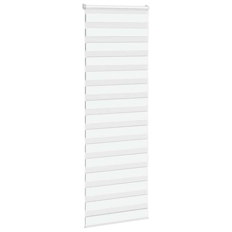 Vidaxx zebra rullegardin 90x200 cm stofbredde 85,9 cm polyester hvid