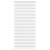 Vidaxx zebra rullegardin 95x200 cm stofbredde 90,9 cm polyester hvid