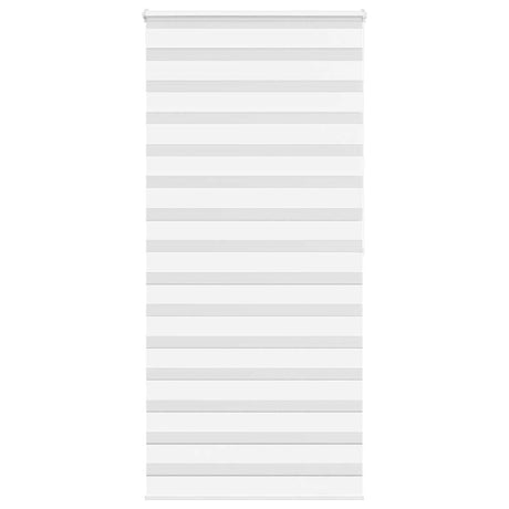 Vidaxx zebra rullegardin 95x200 cm stofbredde 90,9 cm polyester hvid