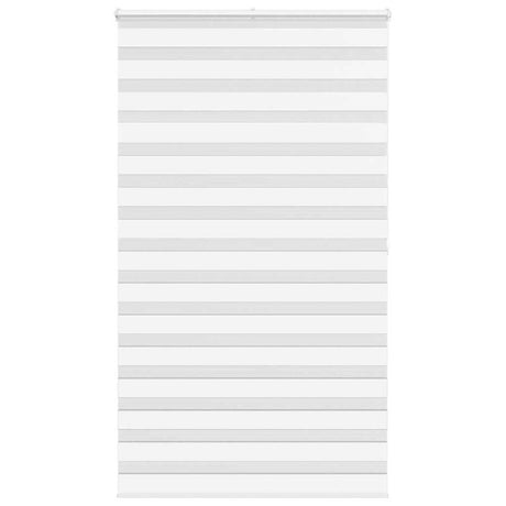 VidaXL zebra rullegardin 120x200 cm stofbredde 115,9 cm polyester hvid