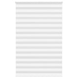 VidaXL zebra rullegardin 150x200 cm stofbredde 145,9 cm polyester hvid
