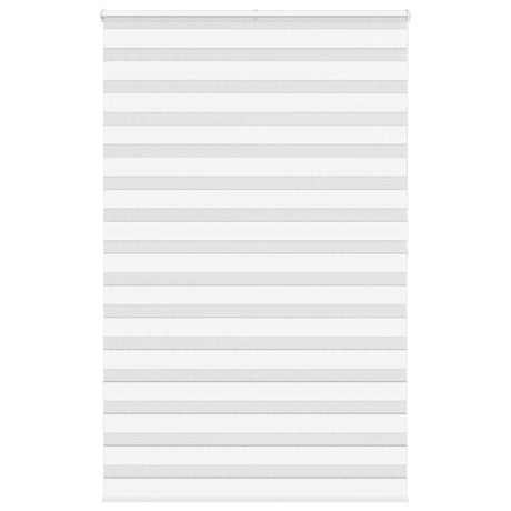 VidaXL zebra rullegardin 150x200 cm stofbredde 145,9 cm polyester hvid