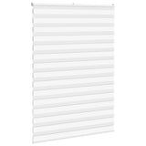 VidaXL zebra rullegardin 155x200 cm stofbredde 150,9 cm polyester hvid