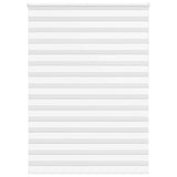 VidaXL zebra rullegardin 165x200 cm stofbredde 160,9 cm polyester hvid