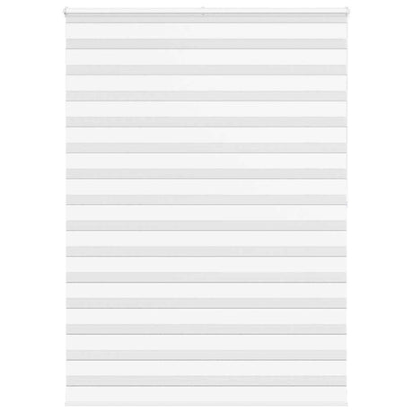 VidaXL zebra rullegardin 165x200 cm stofbredde 160,9 cm polyester hvid