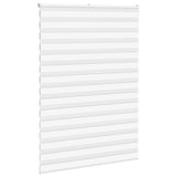 VidaXL zebra rullegardin 165x200 cm stofbredde 160,9 cm polyester hvid