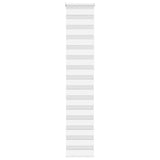 VidaXL zebra rullegardin 45x230 cm stofbredde 40,9 cm polyester hvid