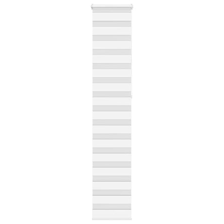 VidaXL zebra rullegardin 50x230 cm stofbredde 45,9 cm polyester hvid
