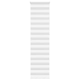 VidaXL zebra rullegardin 60x230 cm stofbredde 55,9 cm polyester hvid