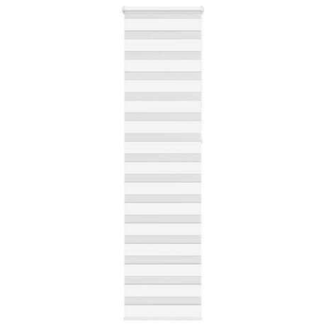 VidaXL zebra rullegardin 60x230 cm stofbredde 55,9 cm polyester hvid