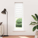 Vidaxx zebra rullegardin 65x230 cm stofbredde 60,9 cm polyester hvid
