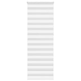 VidaXL zebra rullegardin 90x230 cm stofbredde 85,9 cm polyester hvid