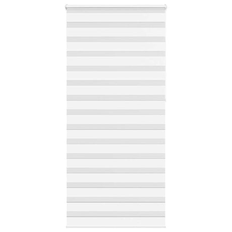 Vidaxx zebra rullegardin 95x230 cm stofbredde 90,9 cm polyester hvid
