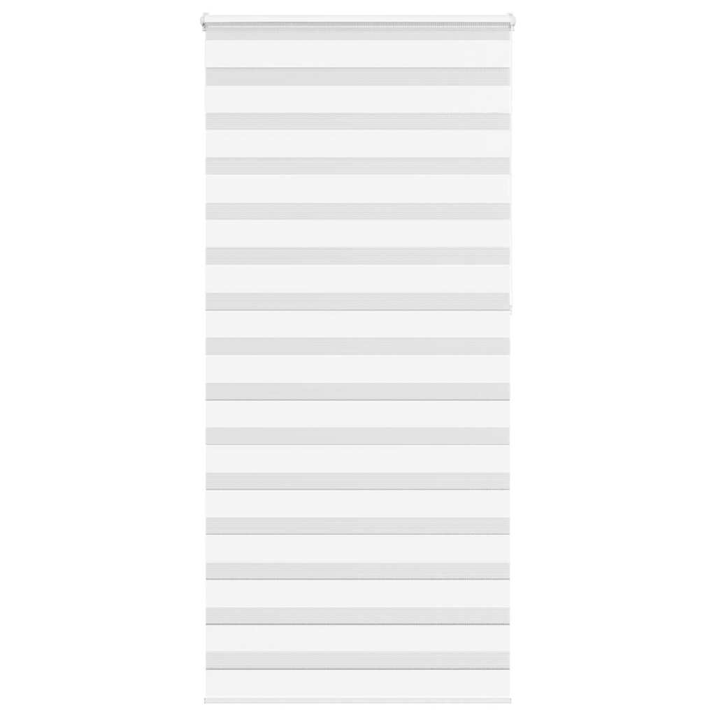 Vidaxx zebra rullegardin 100x230 cm stofbredde 95,9 cm polyester hvid
