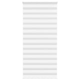 Vidaxx zebra rullegardin 100x230 cm stofbredde 95,9 cm polyester hvid