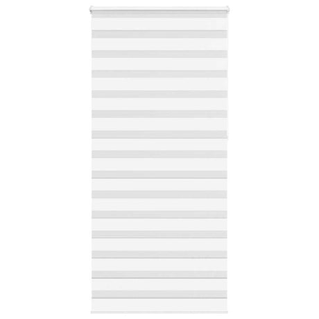 Vidaxx zebra rullegardin 100x230 cm stofbredde 95,9 cm polyester hvid