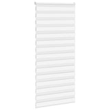 Vidaxx zebra rullegardin 100x230 cm stofbredde 95,9 cm polyester hvid