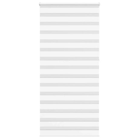 VidaXL zebra rullegardin 110x230 cm stofbredde 105,9 cm polyester hvid
