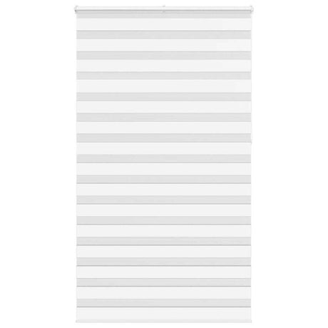 VidaXL zebra rullegardin 120x230 cm stofbredde 115,9 cm polyester hvid
