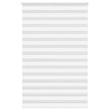VidaXL zebra rullegardin 140x230 cm stofbredde 135,9 cm polyester hvid