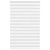 VidaXL zebra rullegardin 145x230 cm stofbredde 140,9 cm polyester hvid