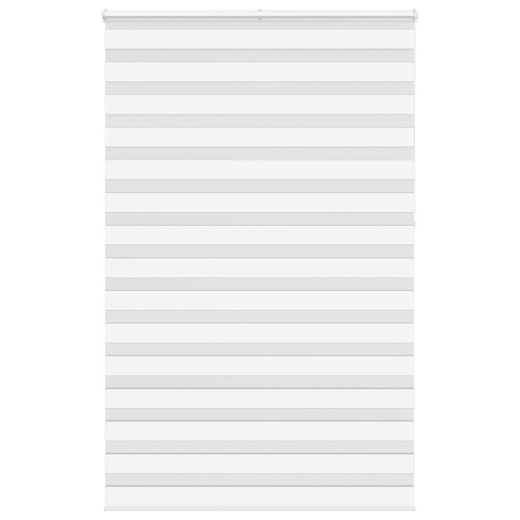 VidaXL zebra rullegardin 150x230 cm stofbredde 145,9 cm polyester hvid