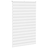 VidaXL zebra rullegardin 150x230 cm stofbredde 145,9 cm polyester hvid