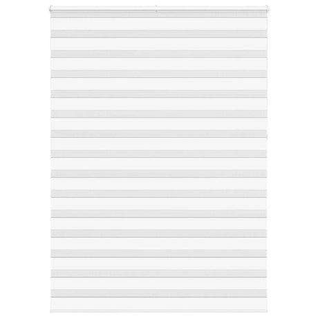 VidaXL zebra rullegardin 155x230 cm stofbredde 150,9 cm polyester hvid
