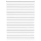 VidaXL zebra rullegardin 160x230 cm stofbredde 155,9 cm polyester hvid