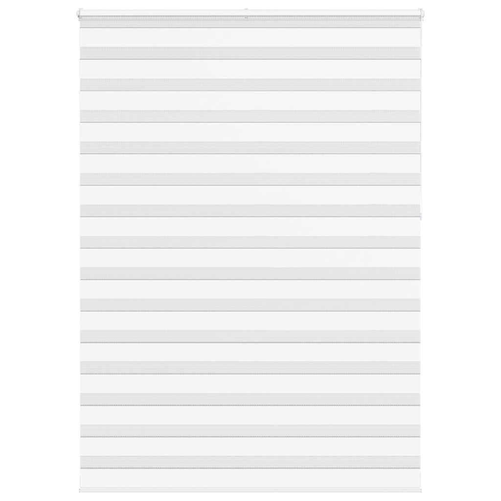 VidaXL zebra rullegardin 165x230 cm stofbredde 160,9 cm polyester hvid
