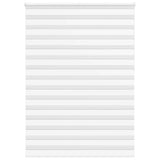 VidaXL zebra rullegardin 165x230 cm stofbredde 160,9 cm polyester hvid